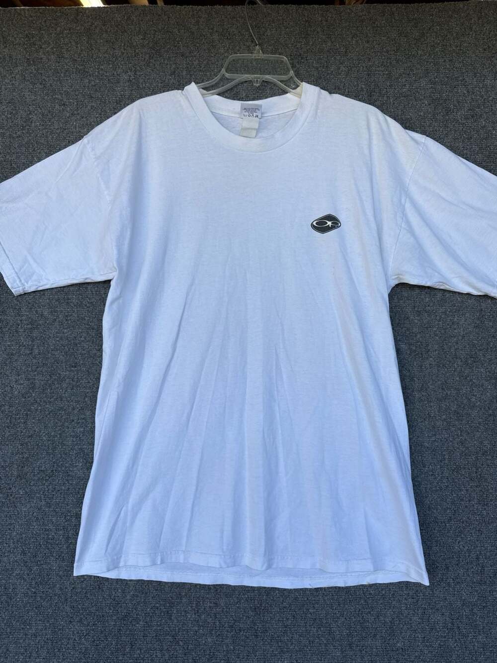 Vintage Ocean Pacific OP White Graphic Logo T-Shirt Size XL